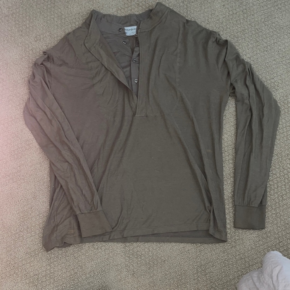 YSL Olive Green Brand New Cotton Shirt